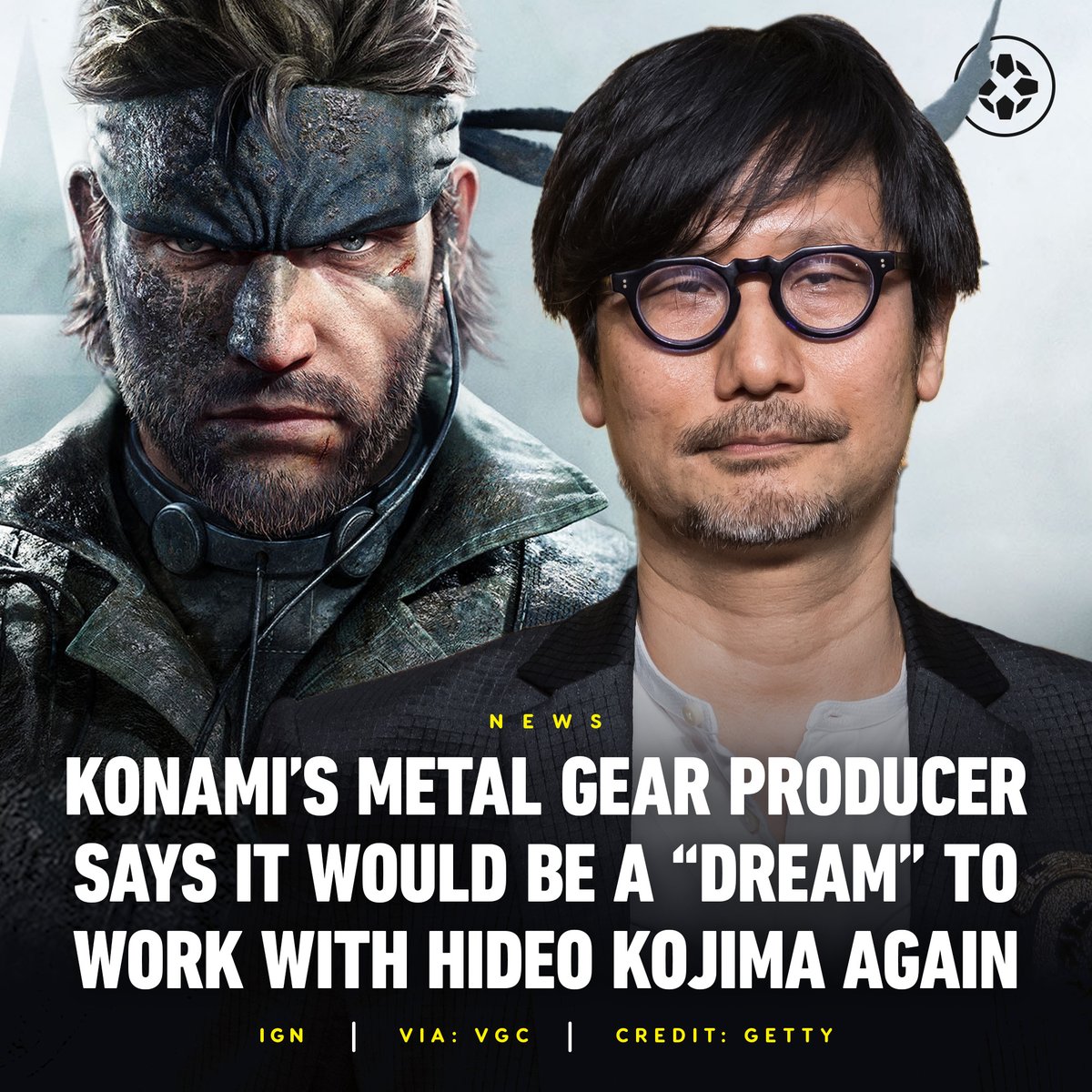 It's been almost a decade since Hideo Kojima and Konami parted ways, but Metal Gear Solid's current series producer says he'd "like nothing better than to work with Mr. Kojima" again. bit.ly/3xDx1vO