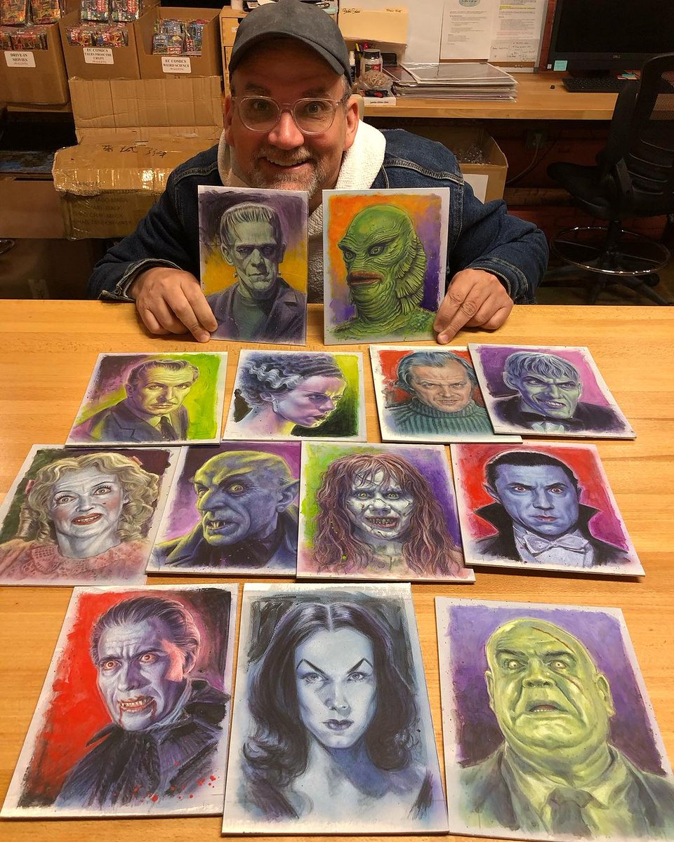 13 original paintings from Doug P'gosh! Limited amount of prints are available, when they're gone they're gone! Only at Retro-a-go-go!

#retroagogo #dougpgosh #originalart #classicmonsters