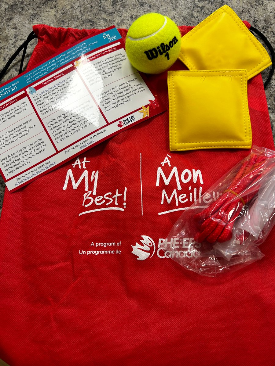 SD23News's tweet photo. Well done to the teachers and district staff who foster physical literacy and secured a $1,000 grant to invest in equipment and learning at A.S. Matheson! Thank you @PHECanada! #TogetherWeInspireWonder https://t.co/DyK3lT3ASA