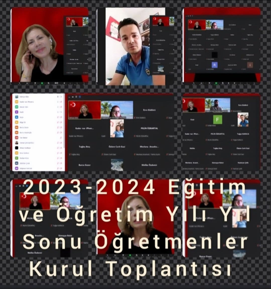 Sene sonu kurul toplantımızı gerçekleştirdik. Değerli müdürümüze, idari kadromuza ve öğretmenlerimize teşekkür eder herkese iyi tatiller dileriz 🙏
<a href="/FahriyeElkin/">Fahriye Elkin</a> <a href="/mevlanaortao/">SULTANGAZİ MEVLANA ORTAOKULU</a> <a href="/Ilkokullmevlana/">Mevlana İlkokulu</a> <a href="/sultangazimem1/">Sultangazi İlçe Millî Eğitim Müdürlüğü</a>