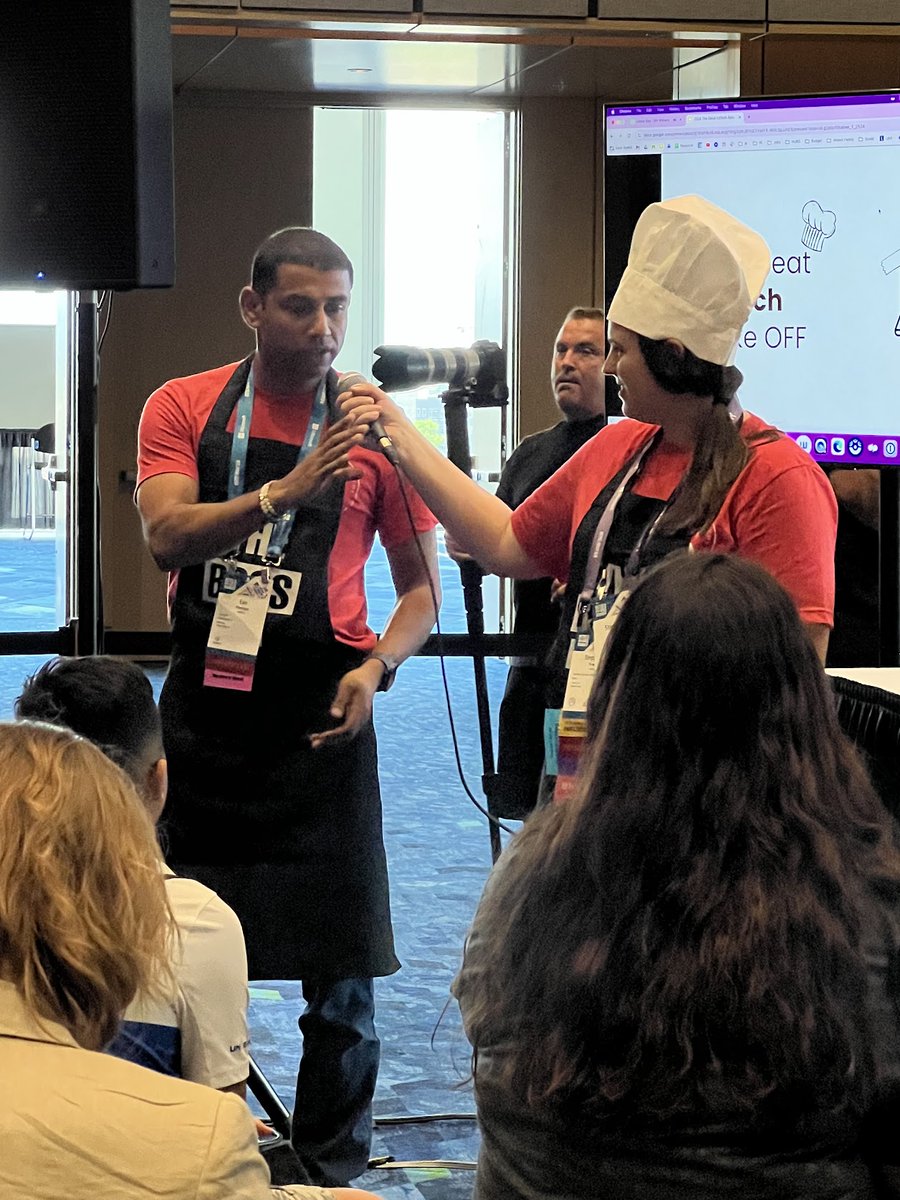 mrshowell24's tweet photo. The GREAT EdTech Bake Off #ISTE24 #EdTechBakeOff #EdTech #ISTELive #NotatISTE @mrsmathmagician @MsKelCan @Ballewedtech @lucie_renard @talouis @picklesnlemons @dramatickat @DrMEcklerEDU @2minutetechtips @MIckeyteacher @gret @EvoHannan https://t.co/EEdQAnUbsg