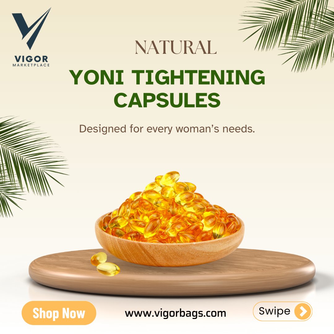 VIGORZIP's tweet photo. Discover our Yoni Tightening Capsules for natural vaginal care. Embrace confidence with our herbal formula. 🌿✨ 
Shop now: https://t.co/ZrTK9NdKJn

#Vigormarketplace #NaturalCare #WomenHealth #HerbalRemedies https://t.co/8LAYgbCRPO