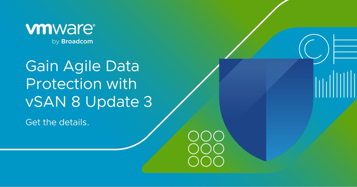 New to VMware vSAN 8 Update 3: Data Protection powered by vSAN ESA! This new enhancement integrates with VMware Live Cyber Recovery, improving security and efficiency in your data center. 🔒 Explore more capabilities here: blogs.vmware.com/cloud-foundati…