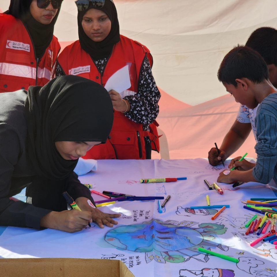 MRC_Addu's tweet photo. Thank you to everyone who visited our family evening today and helped make it a success! 🎉

Through fun games and activities, we were able to get the conversation going about the RCRC movement, climate action and more 🫶✨️ https://t.co/ppnfEZyl9k