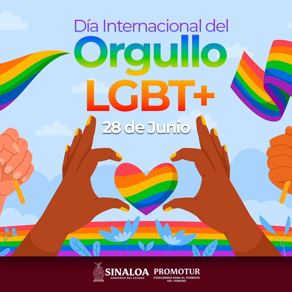 PromoturSina's tweet photo. ¡Feliz Día del Orgullo LGBT+!🏳️‍🌈 Todas las personas merecen vivir su orientación sexual e identidad de género de una manera libre y responsable.

Celebremos la diversidad y el amor sin límites🤍

#DíaDelOrgullo #Orgullo2024 #OrgulloLGBT #lgbtqpride https://t.co/GlzFAvGuyQ