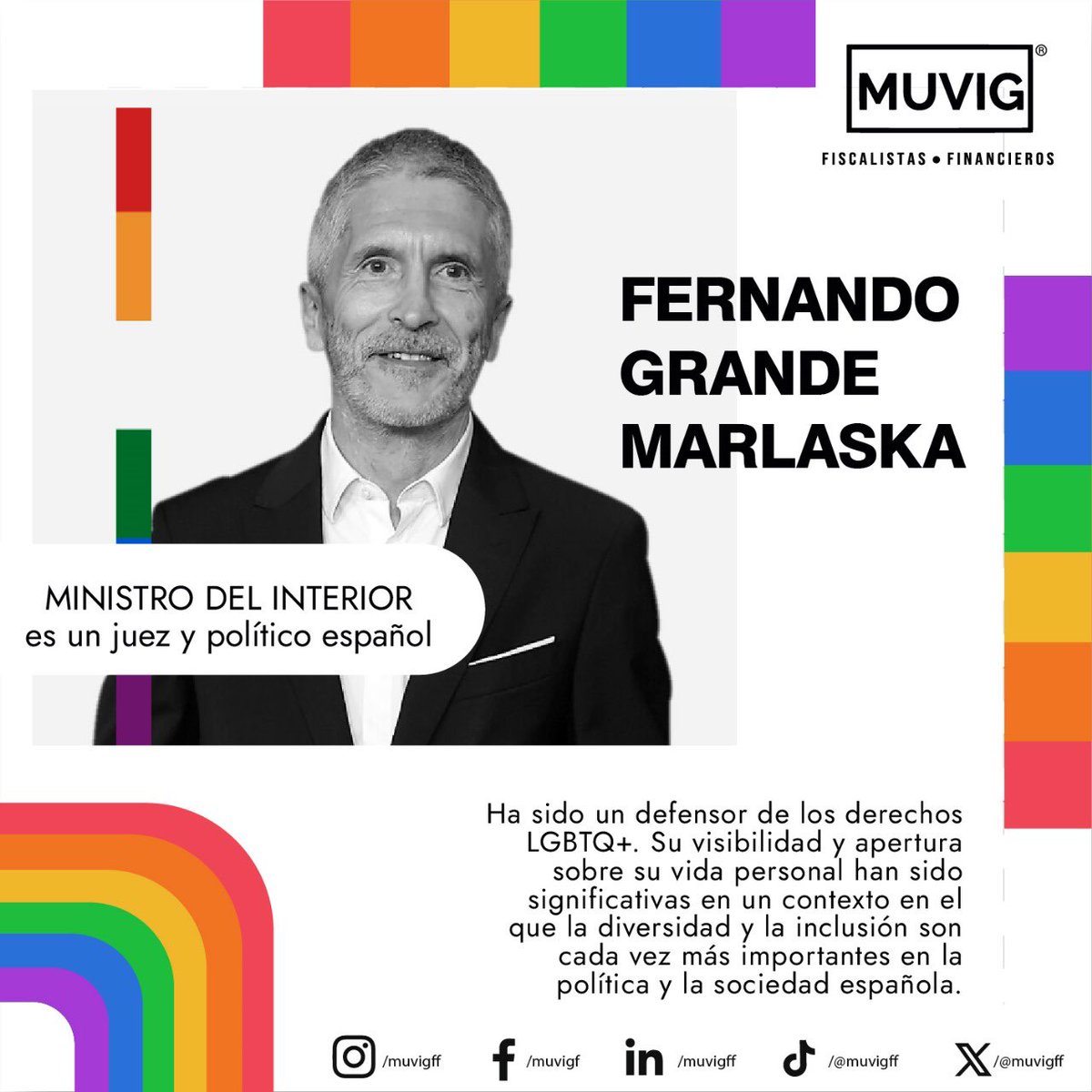 MuvigFF's tweet photo. 🌟🏳️‍🌈 Celebremos la diversidad y el éxito empresarial inclusivo con Antonio Simoes y Fernando Grande-Marlaska 🌟

#Diversidad #Inclusión #Liderazgo #ÉxitoEmpresarial #EmprendedoresLGBT #Política #Finanzas https://t.co/G0GLApjP4I