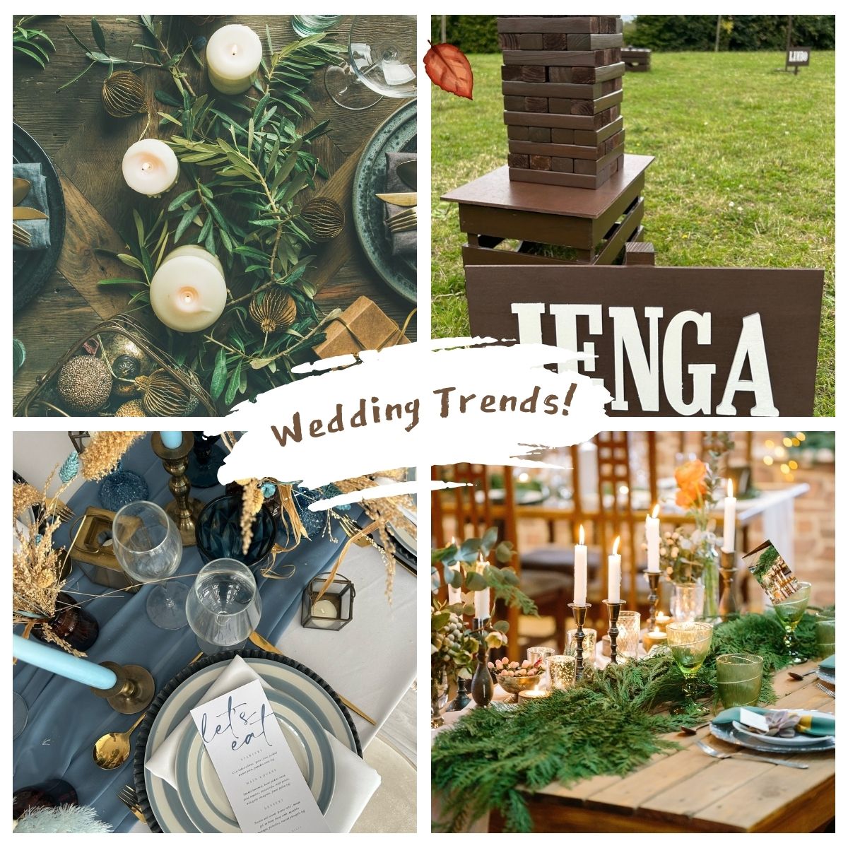 2024 Wedding Trends: Mixed metals, eco-friendly decor, and interactive guest experiences. Ready to incorporate these into your big day?

#WeddingTrends #EventStyling #FuturePlanning