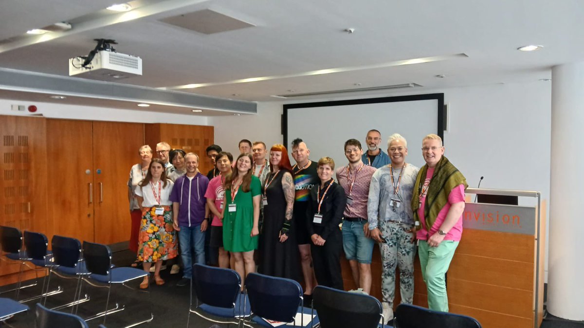 On way home from #TUCLGBT conference and it’s been amazing and queer and hopeful. From seeing so many brilliant queer trade unionists to chairing today’s international fringe event, it’s been brilliant. Can’t wait for another year of being on the TUC LGBT+ committee also x