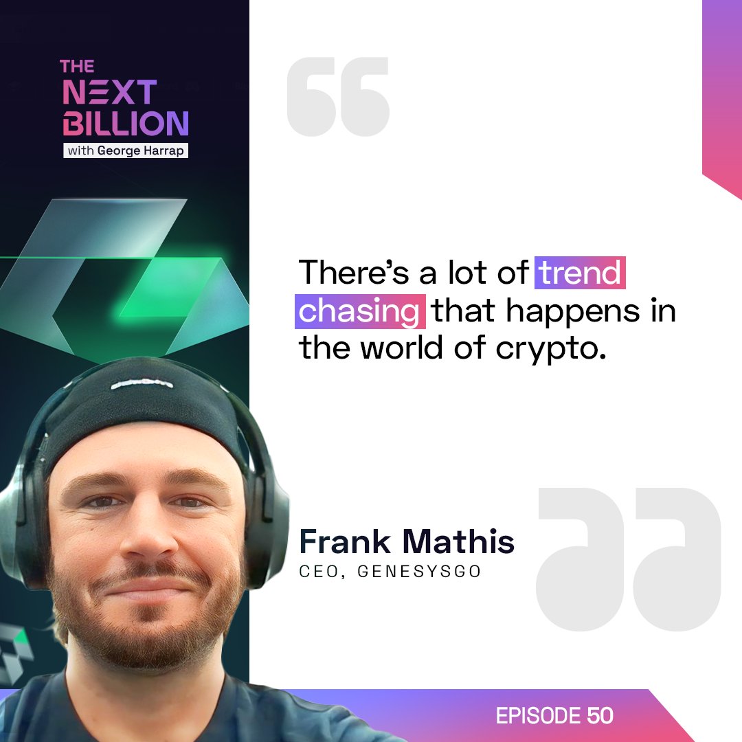 The Next Billion Podcast | NEW EPISODE Out Now! (@the_nextbillion) on Twitter photo Still chasing shiny meme coins?
<a href="/Frank_theTrader/">Frank ๐บ๐ฆ๐ณ๏ธโ๐โง๏ธ</a> & @George_Harrap dive into crypto trend-chasing and why you should reconsider those quick 10x gains. They emphasize the importance of solid investment strategies.
Watch the full episode to learn more โก๏ธ youtu.be/A8aqsHtCdVM Still chasing shiny meme coins?
<a href="/Frank_theTrader/">Frank ๐บ๐ฆ๐ณ๏ธโ๐โง๏ธ</a> & @George_Harrap dive into crypto trend-chasing and why you should reconsider those quick 10x gains. They emphasize the importance of solid investment strategies.
Watch the full episode to learn more โก๏ธ youtu.be/A8aqsHtCdVM