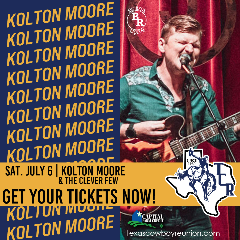 95OneTheWolf's tweet photo. Enjoy an exciting rodeo performance followed by @KM_TCF on Saturday, July 6th at the Historic 94th Annual @TCRRodeo in Stamford, TX! Grab your tickets today at https://t.co/RNn8out9SX!! 🤠🎶🌟 https://t.co/BniiHPdQ6a