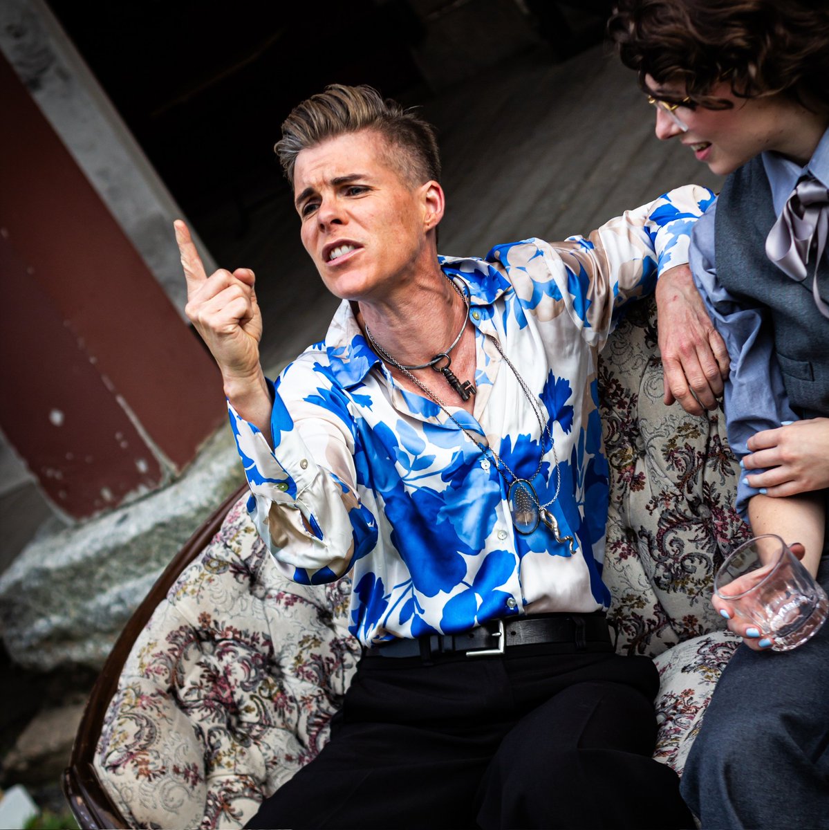 "If music be the food of love, play on."
Twelfth Night returns tonight in Barracks Square! Join us to see our talented cast at work right in the centre of downtown Fredericton!