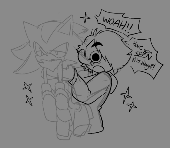 I've been drawing some very dumb sonic-related things 