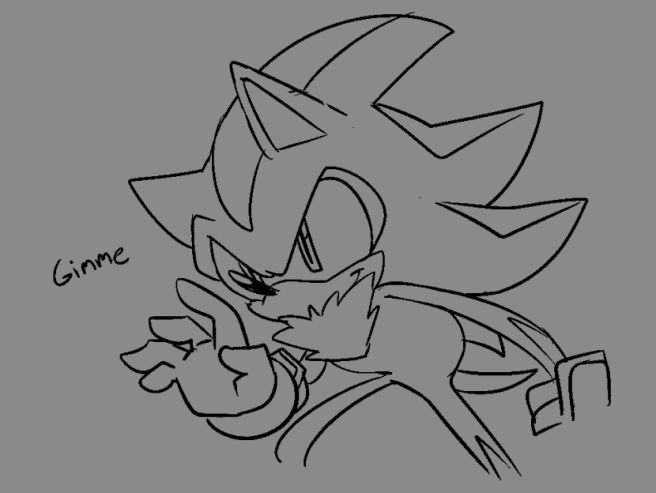 I've been drawing some very dumb sonic-related things 