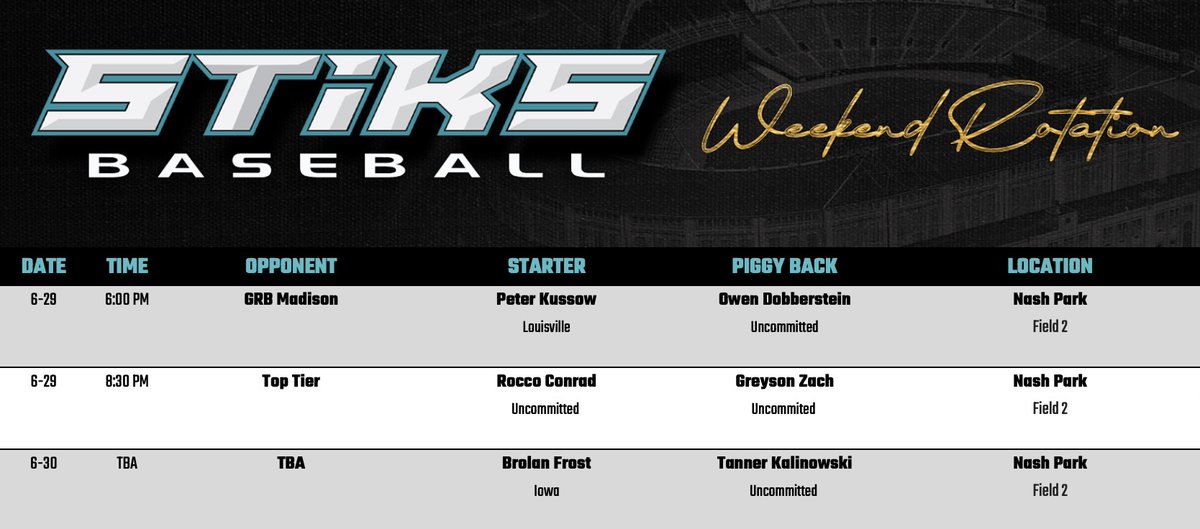 GRB STiKS Baseball tweet media