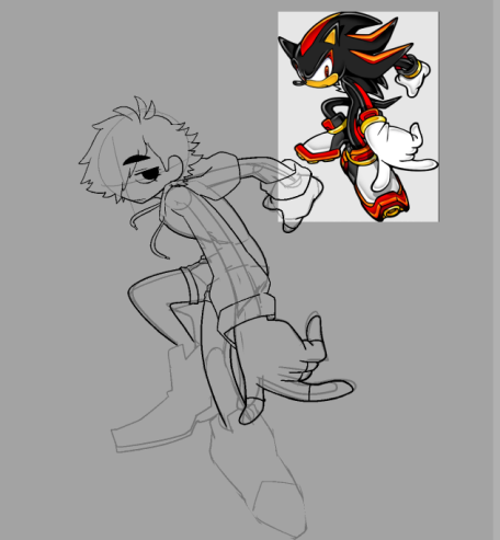 I've been drawing some very dumb sonic-related things 
