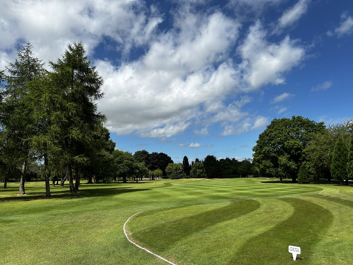 Good week, training up my skills on the tees mowing and course in good condition ready for tomorrows club championships⛳️🏌️