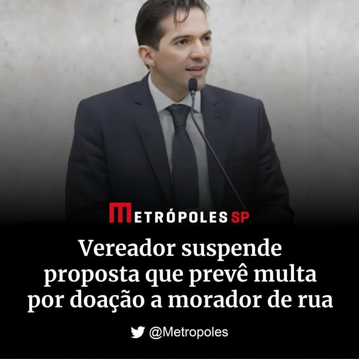 Pegou mal. Repercussão negativa fez recuar. Palavras do Rubinho: 

“Considerando a repercussão do PL 445/23, que estabelece protocolos e diretrizes de distribuição alimentar na cidade de São Paulo, informo que o projeto terá sua tramitação imediatamente suspensa. A suspensão tem