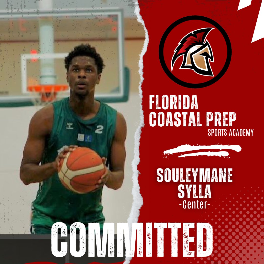 Florida Coastal Prep welcomes 6'11 Center Souleymane Sylla from Spain to the program #staytuned