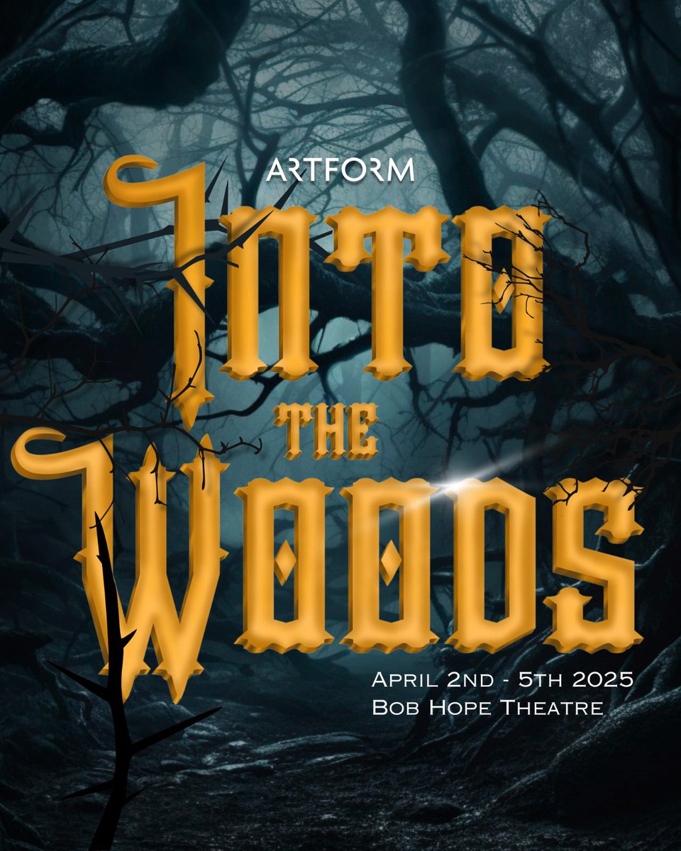 ArtformUK's tweet photo. 2025 marks Artform’s 40th anniversary since it’s inception. 

To celebrate, it HAD to be a Sondheim! 
We picked our favourite! 

We are thrilled to announce that our next production will be INTO THE WOODS. 

📍THE BOB HOPE THEATRE, ELTHAM 
🗓️ 2-5 APRIL 2025 https://t.co/XLB6cZxiDy