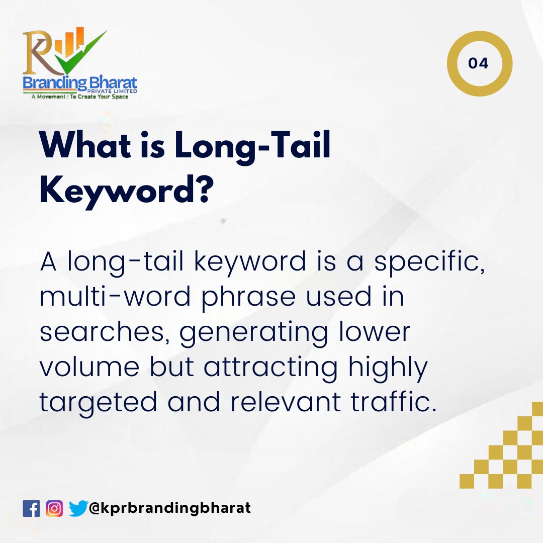 KPRBrandBharat's tweet photo. Kindly note that Short-Tail Keywords and Long-Tail Keywords are only for SEO and there are more types of Keywords in Google Ads.
__________
💜 Follow @kprbrandingbharat
°°°°°°°°°°°°°°°°°°°°°°°°°°°°°°°°°°°°
#seooptimization #social_media_post
#seoguide #DigitalMarketing #seo https://t.co/vQaCrDK02V