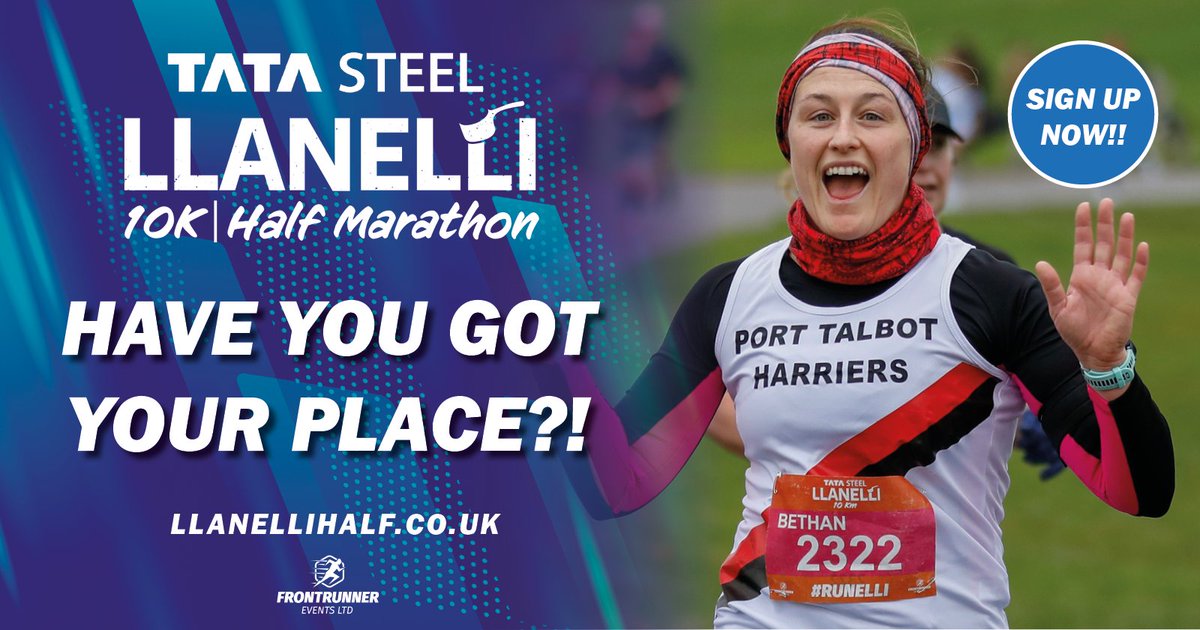 ⚡ End your month on a high 📈 by getting your place sorted! Secure your spot to #Runelli TODAY 👉 loom.ly/-NCr-0w and get ready to #BeYourBest in 2025 💪

EVENT PARTNERS:
<a href="/TataSteelLtd/">Tata Steel</a> Trostre
<a href="/GravellsMotors/">Gravells</a> | @breconwater