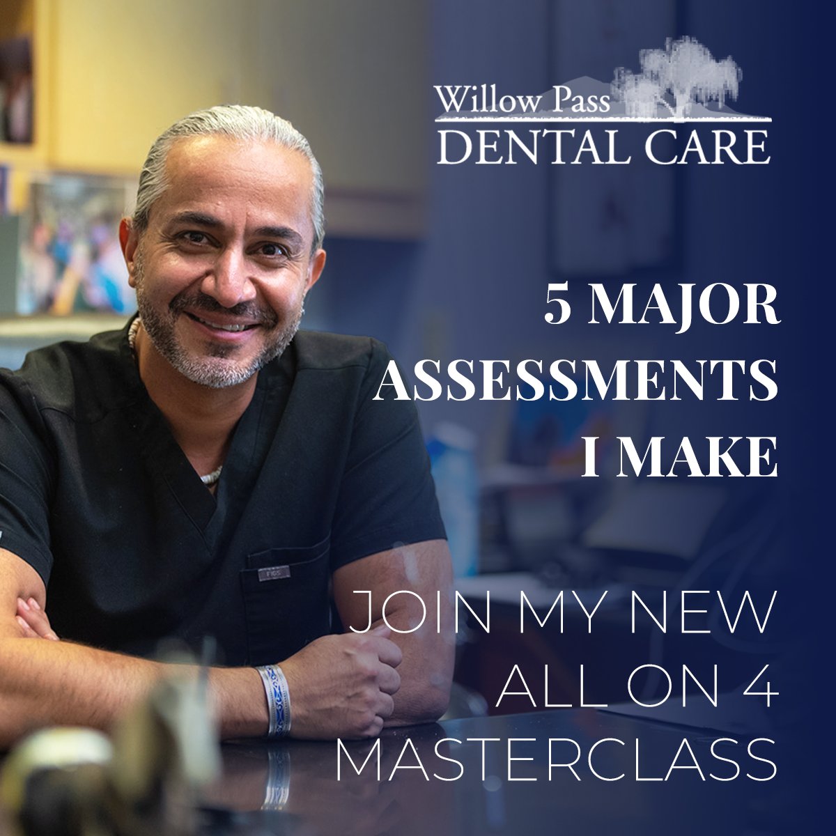 Join this power-packed four-part video series about All On 4 dental implants and cosmetic dentistry. Raving reviews!

bit.ly/2WmtKM3

#AllOn4 #AllOn4DentalImplants #CosmeticDentistry #DrRezaKhazaie #DentalImplants #WillowPassDentalCareConcordCA #Prosthodontist