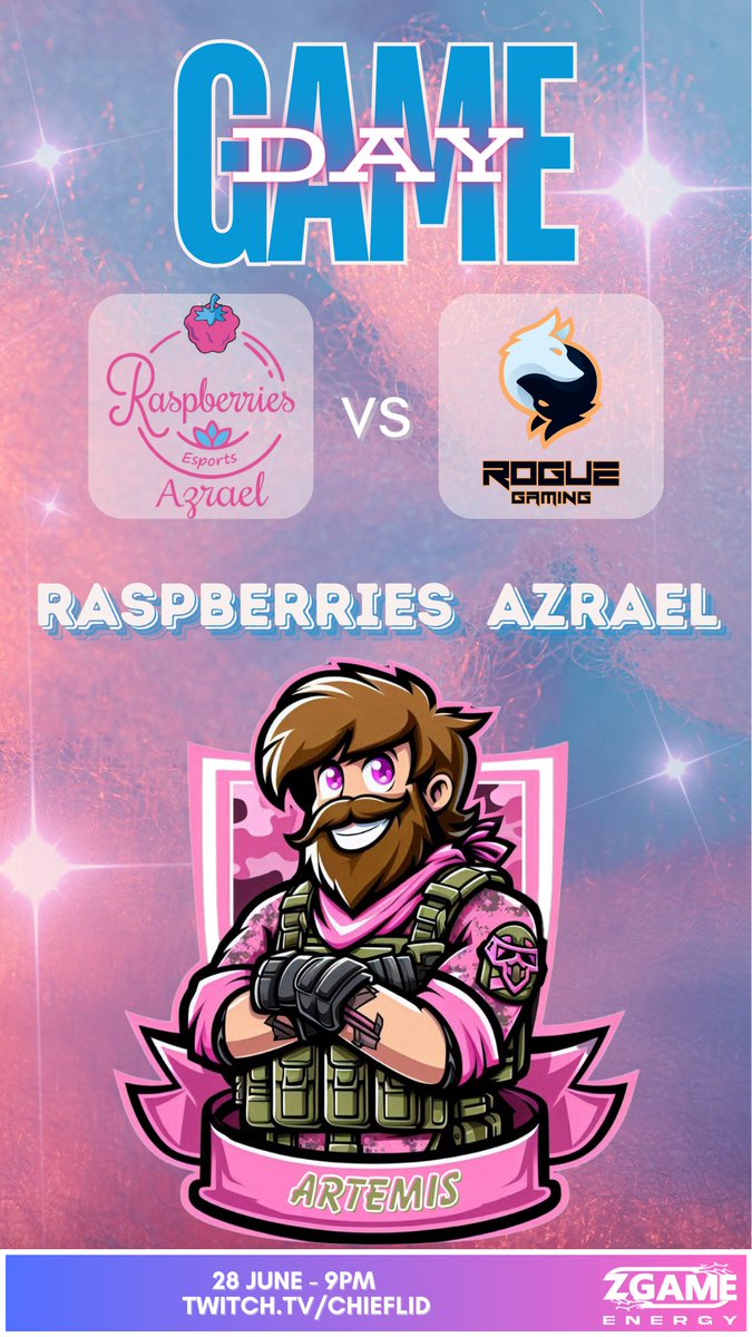 Raspberries Esports (@raspesports) on Twitter photo An unchanged side as the Azraels look to build on last nights 3-0 win and solidify their chances of winners bracket action!
🔥Raspberries Azrael vs Rogue Mavericks
🗓️June 28th - 9pm
🎥twitch.tv/chieflid
🔫<a href="/_HypaC_/">Caine Edwards</a>
🔫<a href="/DowsHJ/">Dows</a>
🔫<a href="/No1_Welsh_fan/">Dan Thomas</a>
🔫Atemis An unchanged side as the Azraels look to build on last nights 3-0 win and solidify their chances of winners bracket action!
🔥Raspberries Azrael vs Rogue Mavericks
🗓️June 28th - 9pm
🎥twitch.tv/chieflid
🔫<a href="/_HypaC_/">Caine Edwards</a>
🔫<a href="/DowsHJ/">Dows</a>
🔫<a href="/No1_Welsh_fan/">Dan Thomas</a>
🔫Atemis