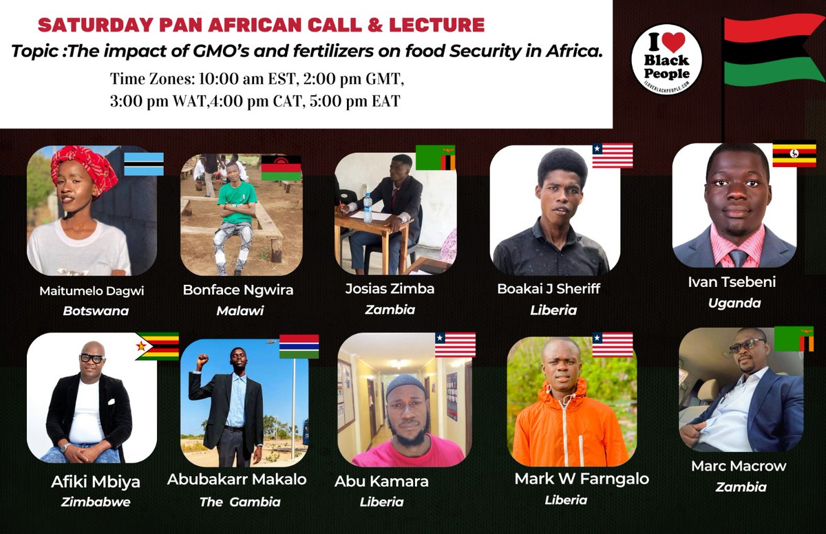 Good people! I will use this international platform to discuss the impact of GMO's and fertilizers in fostering food security in Africa. 
Let's catch up at 5 PM tomorrow.
#UCUGRAD