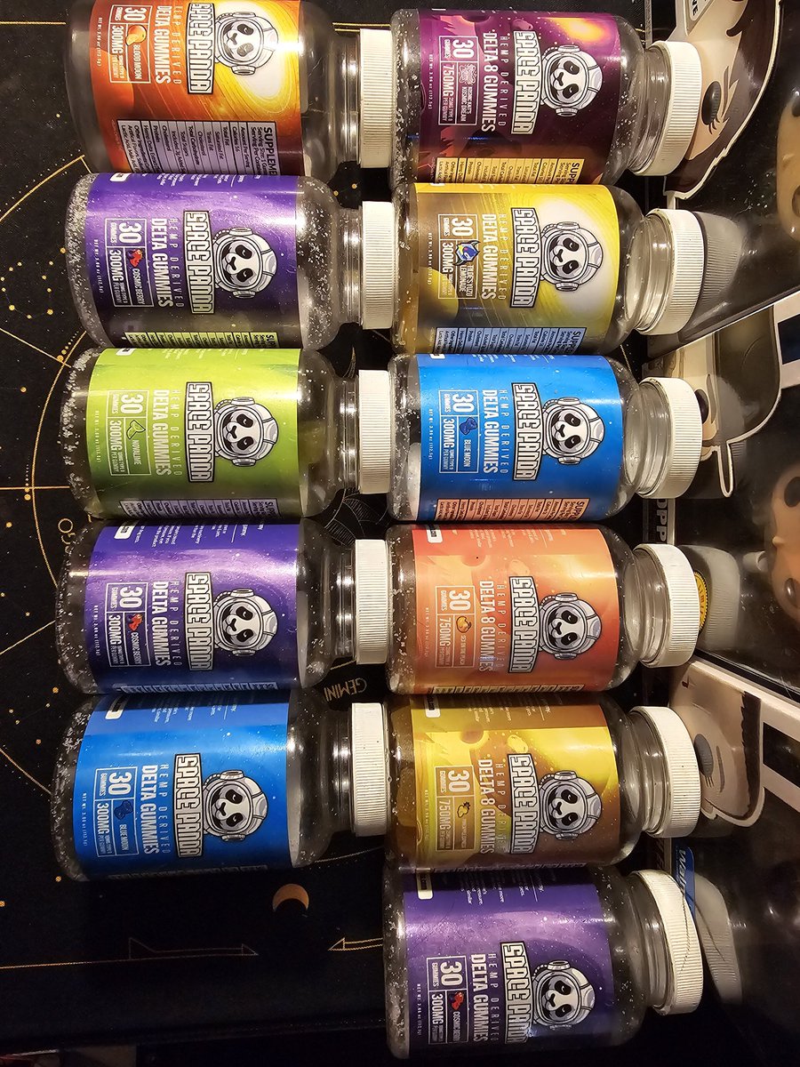 NixHollow_'s tweet image. Ever wonder what the rainbow would taste like!? Well, if you want to... check out @SpacePandaDelta Delta 8&amp;amp;9 flavors, and you will. Lab tested, high potency, and did I mention it helps with sleep and reducing anxiety!? Use code "Hexed" at checkout. #PandaFam #Partner #1Rated