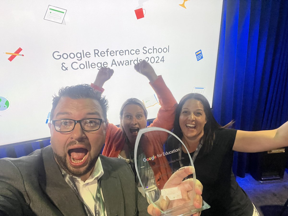 WE WON!!! 🎉🎉🎉

Google for Education: 
PRIMARY SCHOOL OF THE YEAR 

#InspiredToLearn