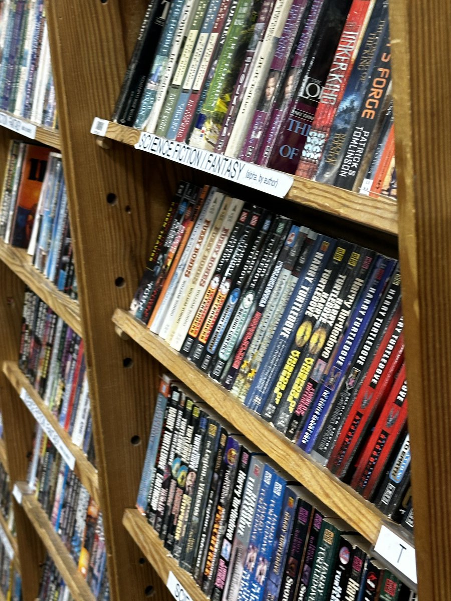 TimothyImholt's tweet image. I’m here. If you don’t hear from me soon. Just wait longer. 

Half price books. 

#books #usedbooks #morebooks