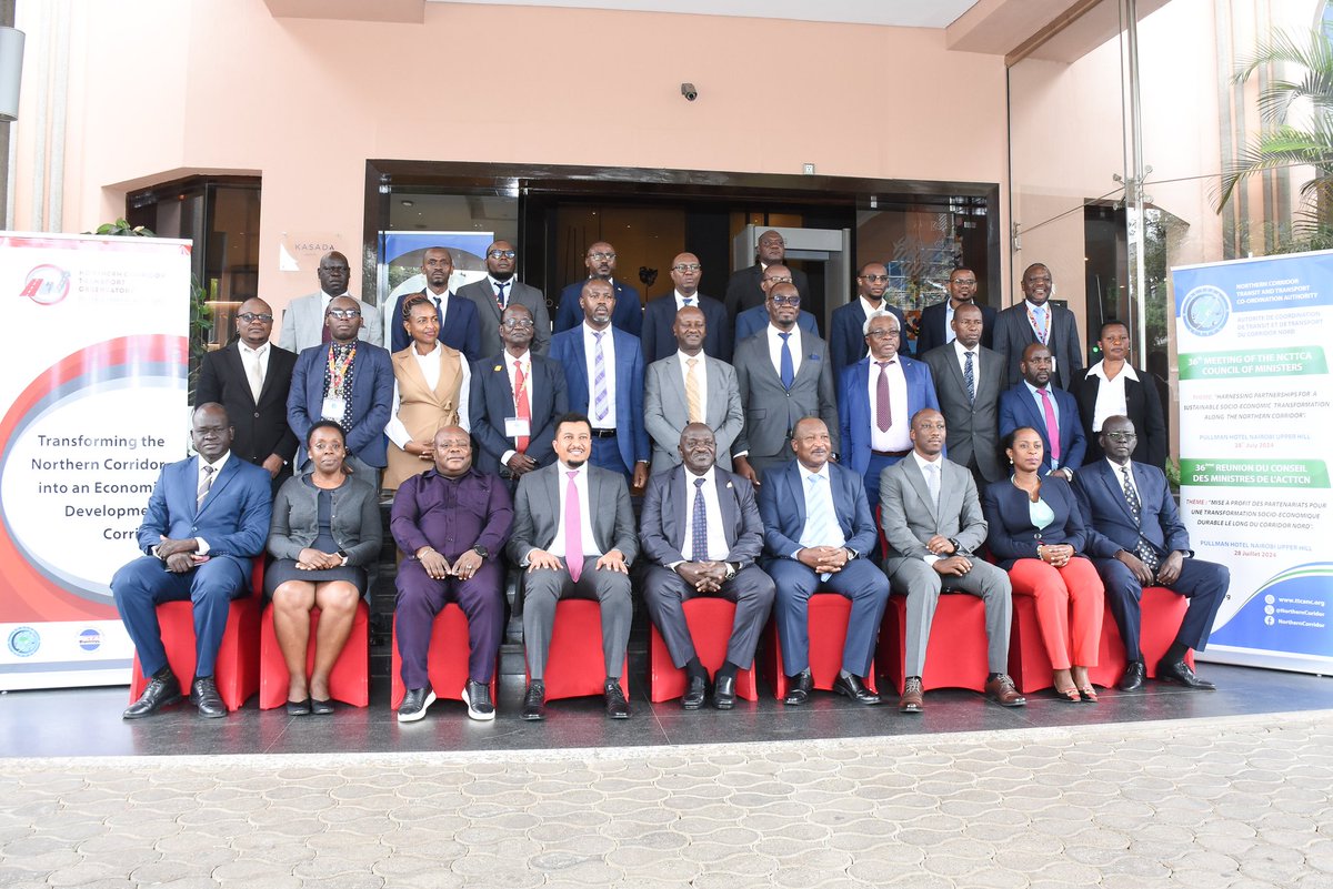 Nairobi, June 28, 2024:🌍 The 36th <a href="/NorthernCoridor/">NCTTCA</a> Council of Ministers mtng themed “Harnessing P/ships 4 a Sustainable Socio-econ Transformation,” discussed trade &amp; regional integration initiatives. Ministers #Rwanda #SouthSudan &amp; #Uganda, and rep 4 #Burundi #Kenya &amp; #DRCongo