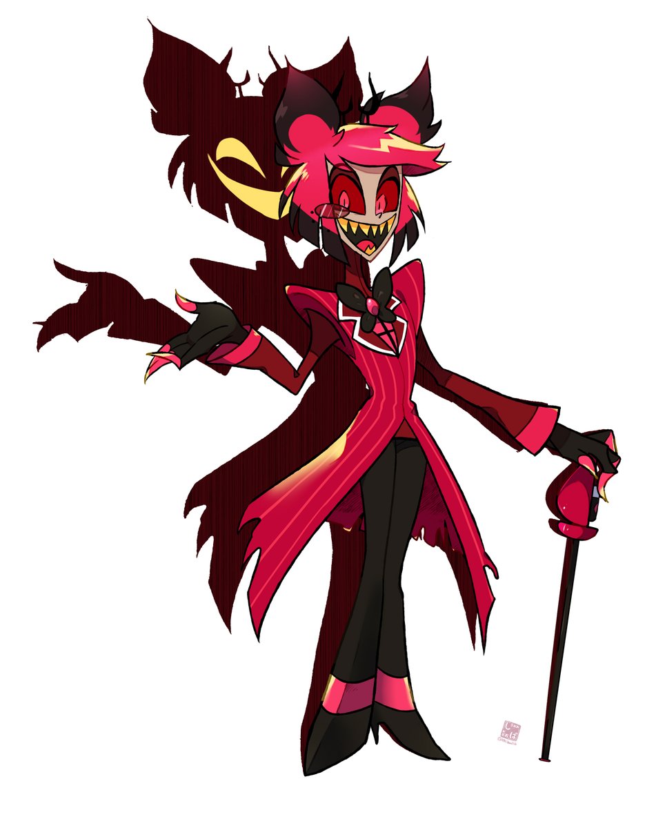「お目目パッチリver描けてなかったので#hazbinhotel 」|しばうおおぉおお🌌のイラスト