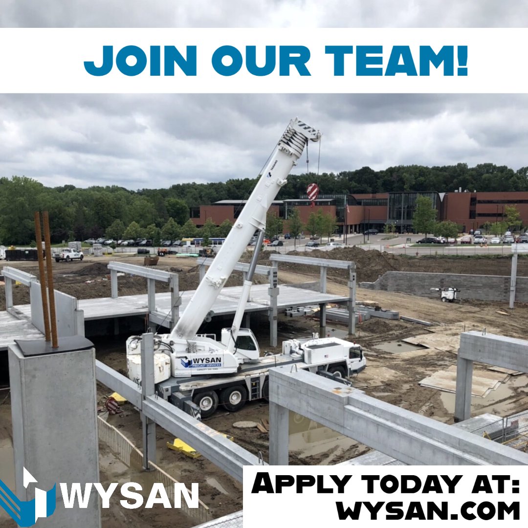 WysanServices's tweet photo. 🏗️Join Our Team as an AT Crane Operator! 🏗️

We're on the lookout for skilled AT Crane operators to join Wysan Precast Services. Ready to take your career to new heights? Apply at https://t.co/tydS5RgvvE.

#CareerOpportunity #CraneOperators #WysanPrecastServices #NowHiring https://t.co/kMI13dk5yl