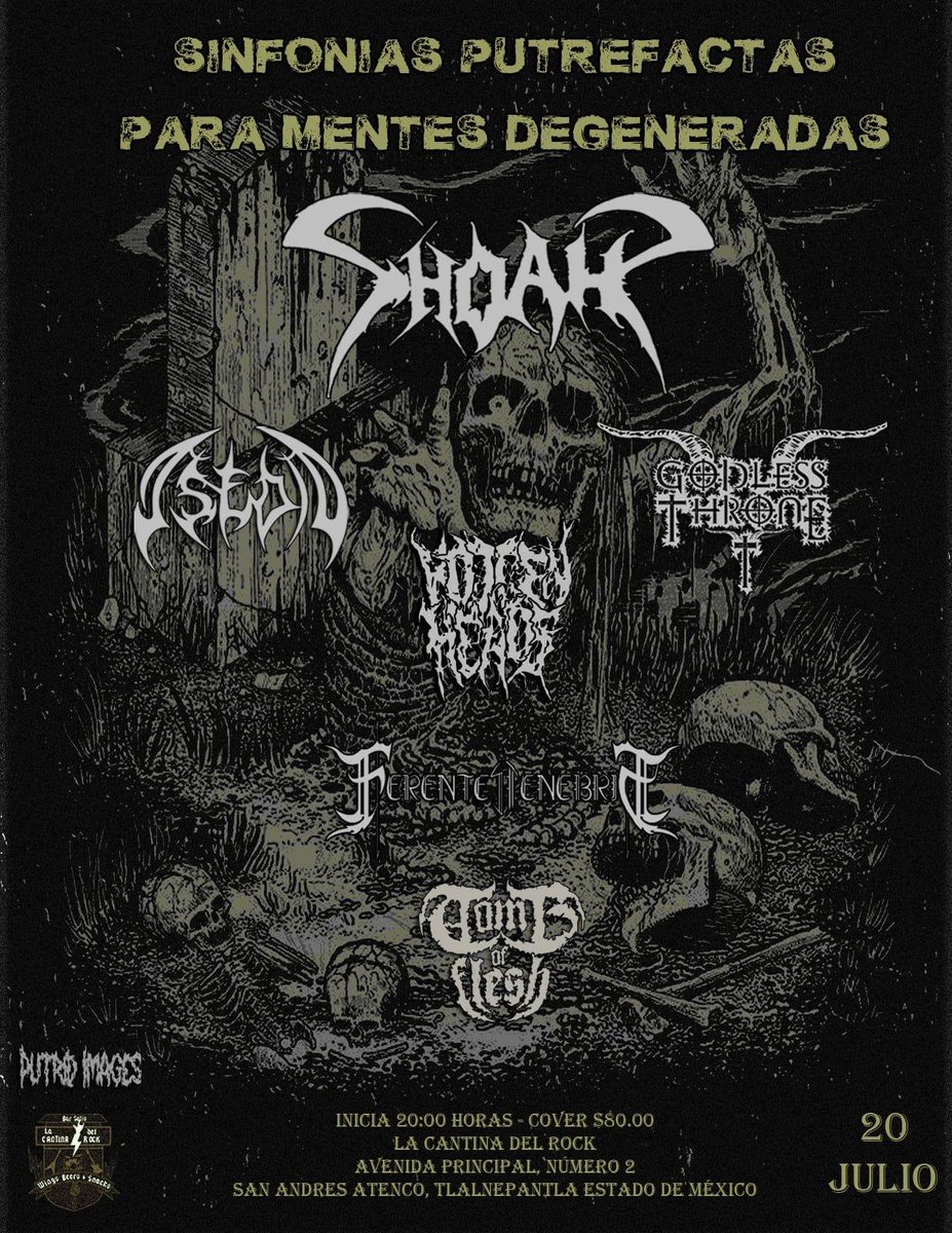 AsedioMX's tweet photo. ⚠️ACTUALIZACIÓN⚠️
Los carteles del #SinfoníasPutrefactasParaMentesDegeneradas2024 y del #MetallionInfernoFest se han actualizado. Acá se los dejamos. El tío Asedio se presentará en ambos eventos, así que ahí los esperamos. ¡Llevaremos la nueva merch y alguna que otra sorpresa! 🥳 https://t.co/IQ39oyDNY1