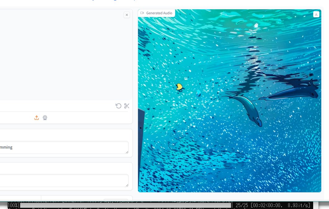 NegiTurkey's tweet photo. 前回作成した水族館の動画に音を付けられないかな？と思ってた所、 FoleyCrafter と言うAIツールが出てたので試してみました💡

試した結果！
2秒で水族館（深海？）っぽい音声が出来ちゃいました😆
しゅ、しゅごい・・・😲
#FoleyCrafter https://t.co/ZnWqpRYeMk