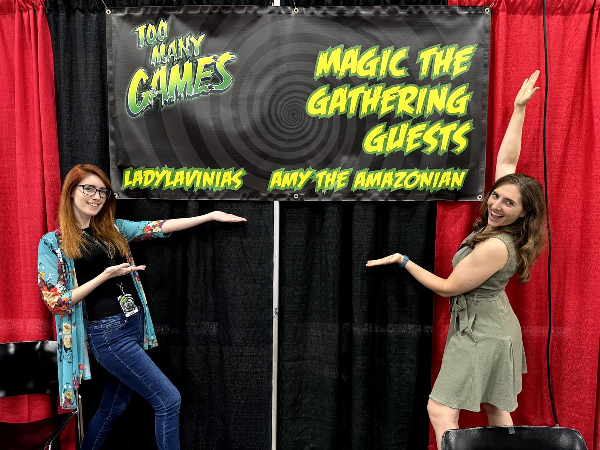 LadyLavinias's tweet image. Day 1 of @TooManyGames with @coL_Amazonian!