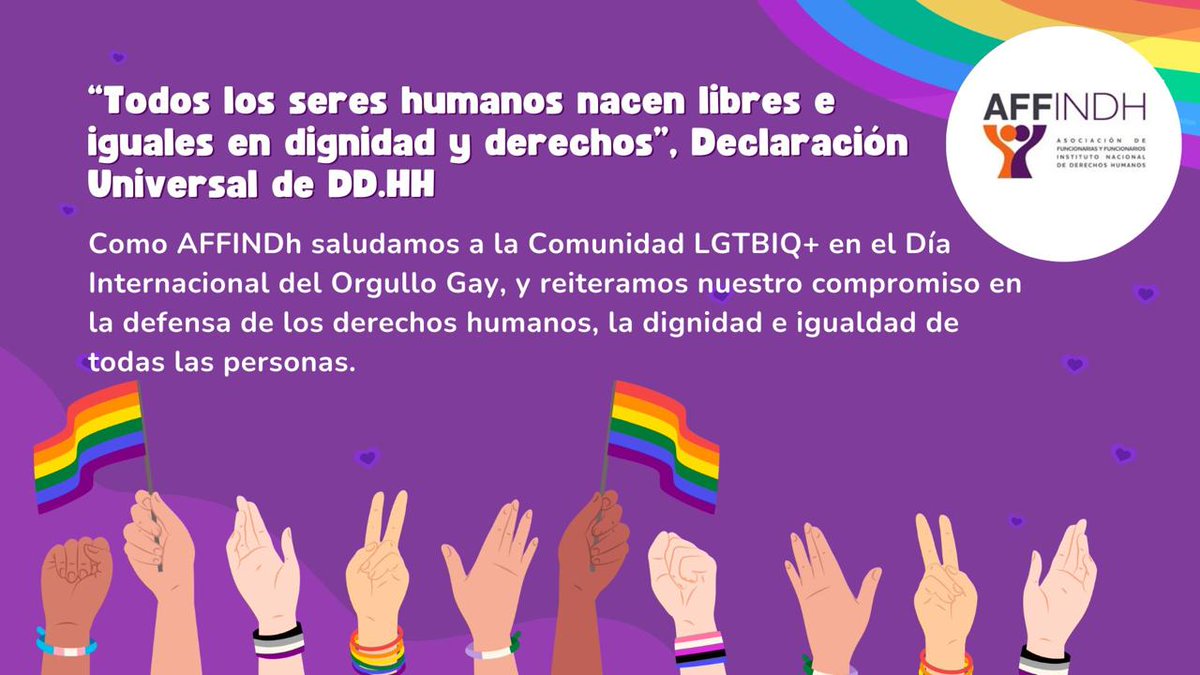 #DiadelOrgullo nuestro compromiso hoy y siempre! <a href="/OTDChile/">Asociación OTD Chile</a> <a href="/Movilh/">Movilh Chile</a> <a href="/conivaldesc/">Constanza Valdés Contreras</a> <a href="/transdiversa/">Transdiversa - Género y diversidad</a>