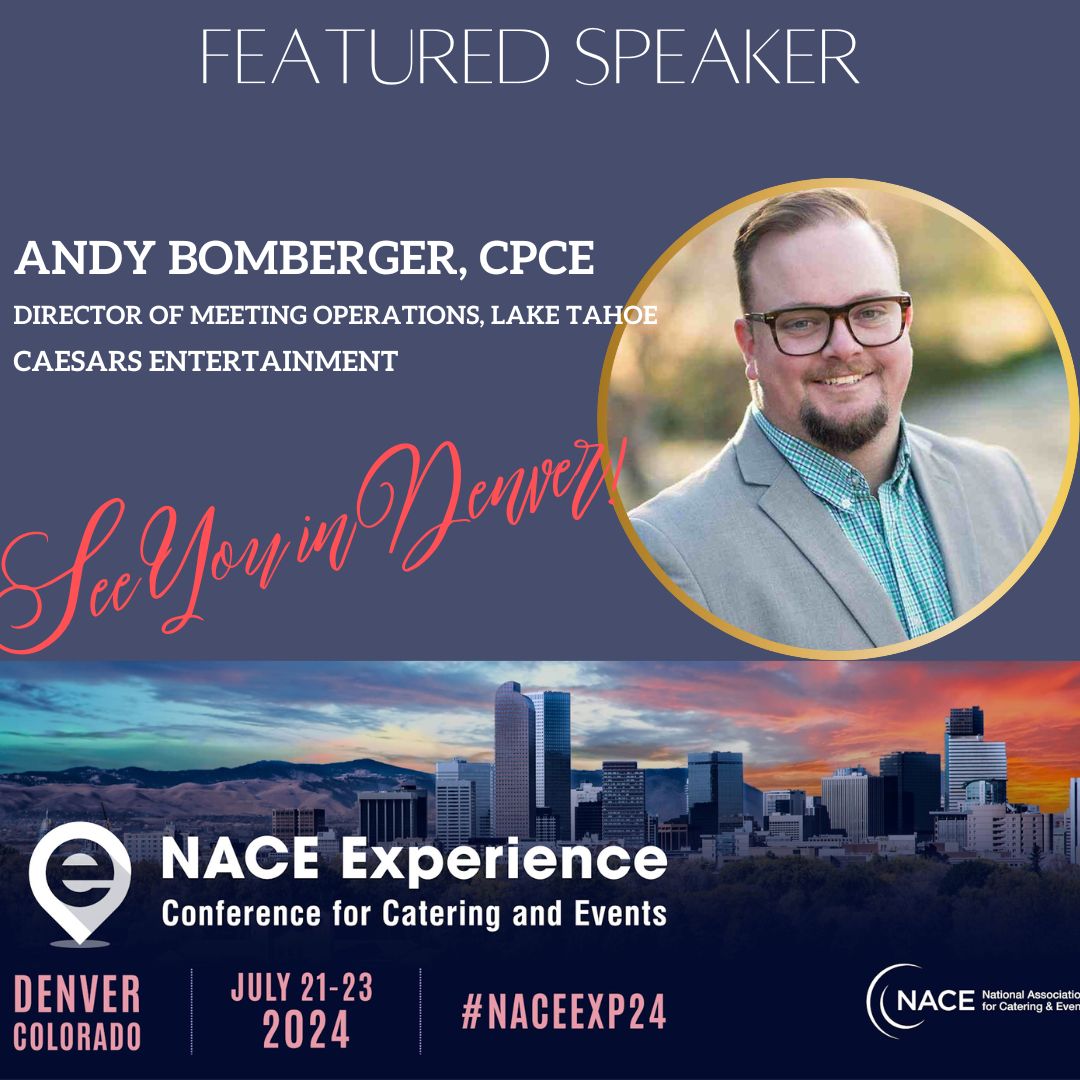 CaesarsMeetings's tweet photo. Less than a month away! Who will be attending?
Andy Bomberger, Director of Meeting Operations, Lake Tahoe, is so excited to speak about something he is passionate about - Creating harmony between Sales & Operations!
#NACEEXP24
#ThisIsNACE
#CaesarsMeansBusiness https://t.co/Ek6Qj3M9Hu