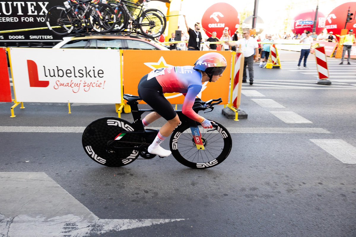 The Tour de Pologne Women has begun 🚴‍♀️

Here are the results of the first stage (ITT, Lublin-Lublin, 4.5 km):

6º Francesca Pellegrini
17º Federica Piergiovanni 
45º Emma Redaelli 
54º Sara Fiorin
59º Sophia Zwaan 
65º Safiya Alsayegh 

#UnitedToBeStronger
