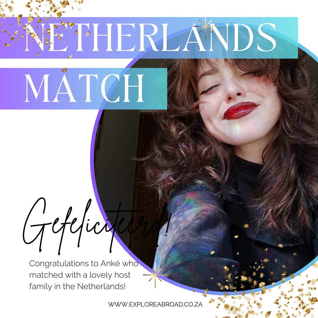 AyandaMadonna's tweet photo. Congratulations to all our Au Pairs who have recently matched with host families in the Netherlands! ๐๐ณ๐ฑ
We cannot wait for your journeys to begin! ๐
#aupair #aupairabroad #gefeliciteerd #aupairinthenetherlands #itsamatch #exploreabroad #explorethenetherlands #culturalexchange