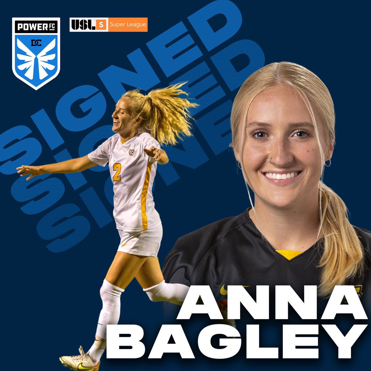 DCPowerFC's tweet photo. Signed, sealed, delivered. ✍️

We're excited to welcome midfielder @annabagss and goalkeeper @AdelaideAGay!

📰 https://t.co/QhLflrz4d6 https://t.co/7Bt7ihsp3t
