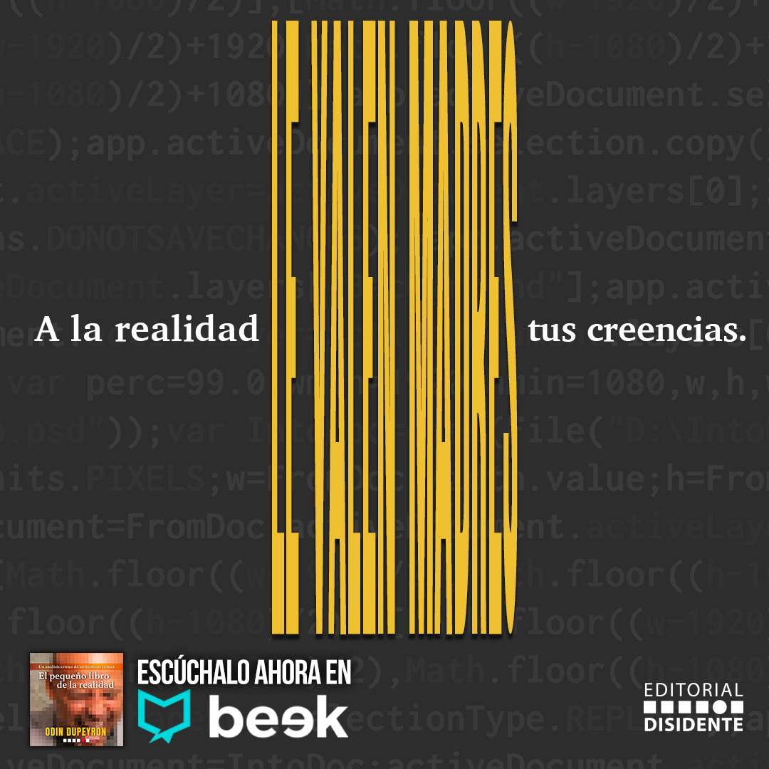 GpoOdinDupeyron's tweet photo. El audiolibro #EPLR está disponible en Beek. ¡No te lo pierdas! 🎧📚 https://t.co/qoHkQy4MPR https://t.co/FCUbj8Ngay
