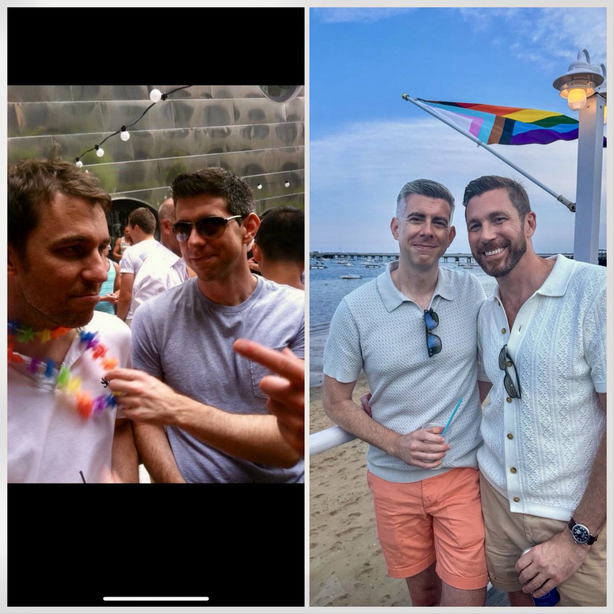 How it started, how it’s going. ⁦Happy #Pride 
⁦<a href="/PattyGoody84/">Patrick Goodwin</a>⁩

         2011                   2024