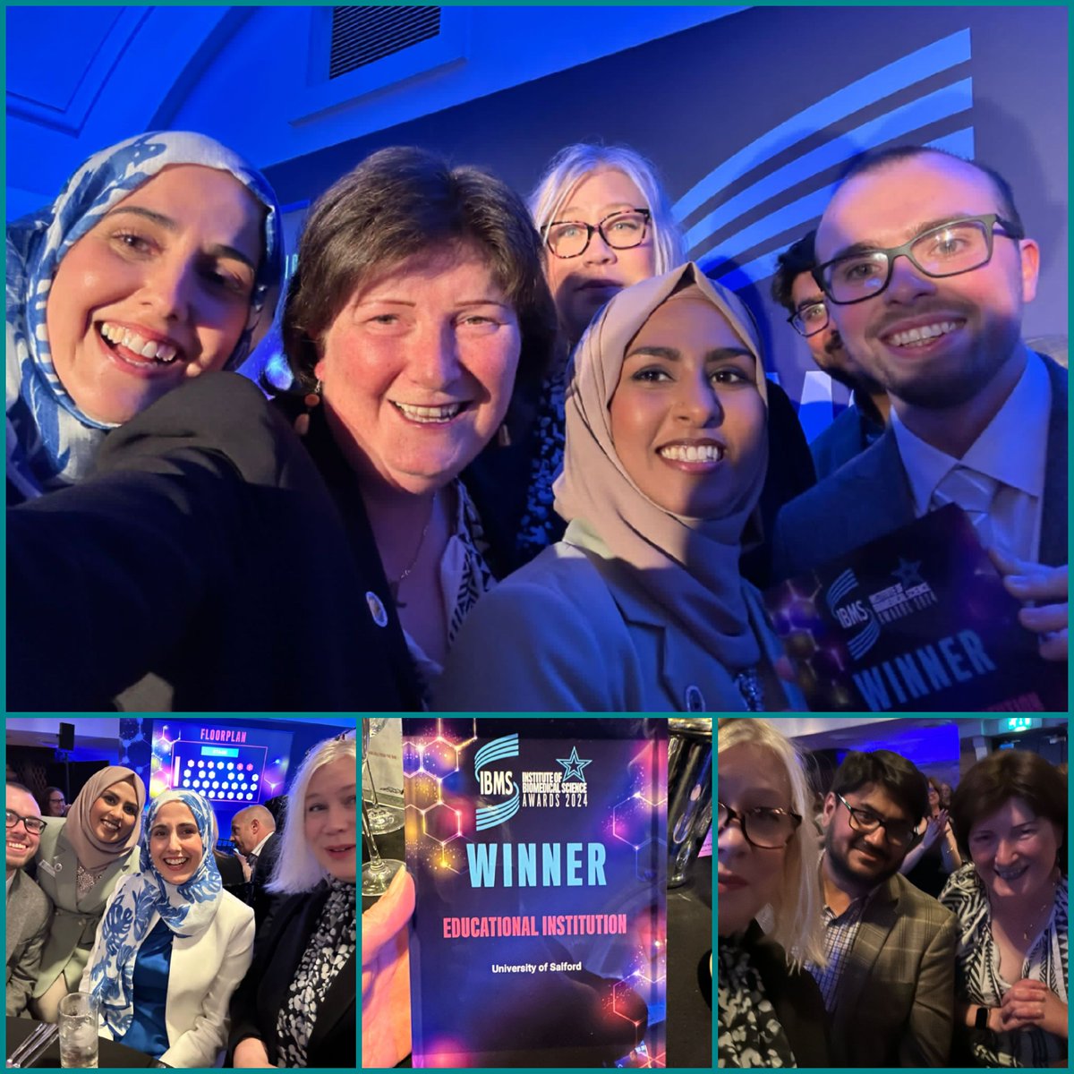 Dr Sara Namvar (@namvars) on Twitter photo What an amazing end to the week! Our team <a href="/SalfordUni/">University of Salford</a> has won the <a href="/IBMScience/">IBMS #AtTheHeartOfHealthcare</a> Educational Institution of the year! 🥳🥳🥳 What an amazing end to the week! Our team <a href="/SalfordUni/">University of Salford</a> has won the <a href="/IBMScience/">IBMS #AtTheHeartOfHealthcare</a> Educational Institution of the year! 🥳🥳🥳