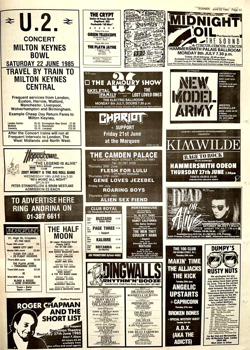 ZoundsAbound's tweet image. A few crackers here, so I will be at Edinburgh Coasters for @remhq then #GreenonRed &amp;amp; @RichmanJonathan at the Electric Ballroom

@slayer at the Marquee is a cert &amp;amp; #TheMenTheyCouldntHang at the Porterhouse &amp;amp; I don’t have to stand in a field with a telescope!

Sounds Jun 22nd 1985