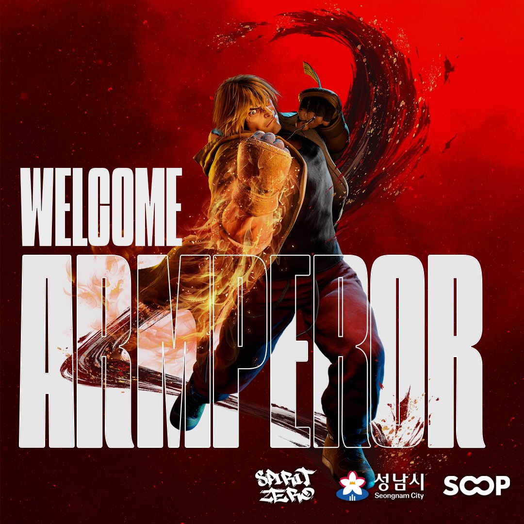 SPIRITZER0's tweet photo. 성남 스피릿제로와 함께 도전을 이어갈 두 명의 선수를 소개 합니다

STREET FIGHTER 6 종목의 서진우 선수 @armperor455 
TEKKEN 8 종목의 유동엽 선수 @tekken_poltan

두 선수들에게 많은 응원과 관심 부탁드리며, 선수들과 함께 성남시와 함께 스피릿제로도 최선을 다해 열심히 뛰겠습니다! https://t.co/2VdEHQXN7k