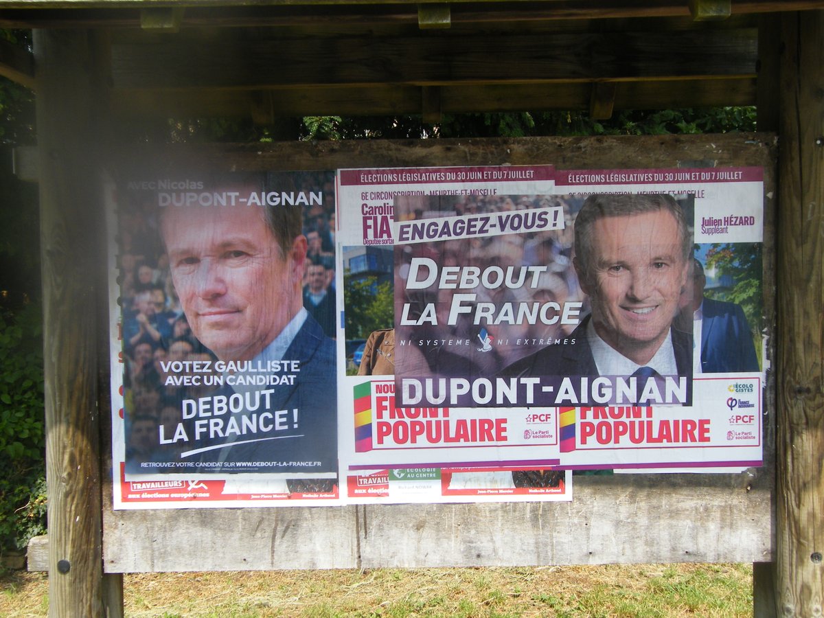 saikonobiwa's tweet photo. Fin de collage pour la campagne des #Législatives2024 dans la 1ère et 6ème circonscription de #MeurtheetMoselle sous les couleurs de @DLF_Officiel #DLF
https://t.co/VZHFo7F0SX https://t.co/B9NFXn7Wgr