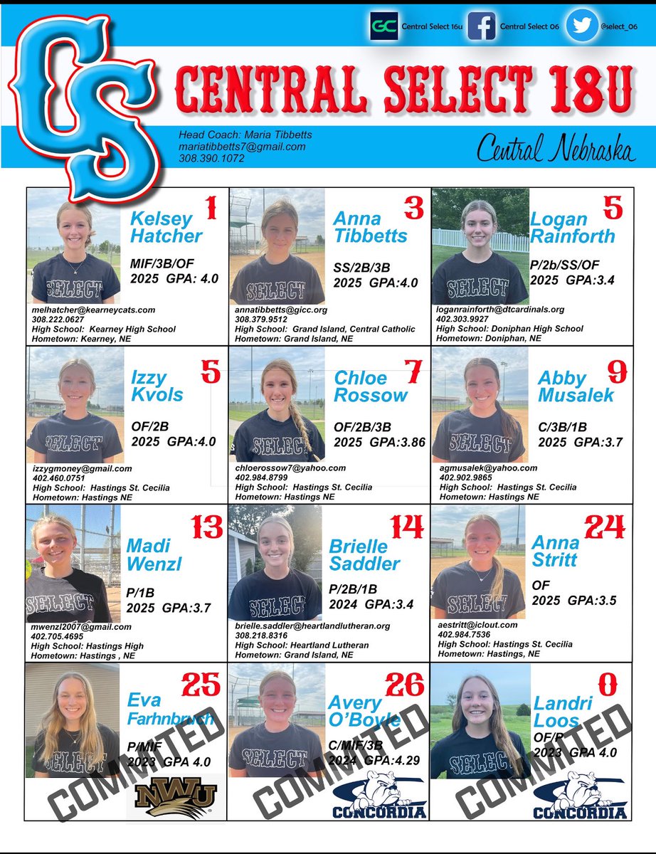 Our schedule this weekend in Omaha, good to be home.