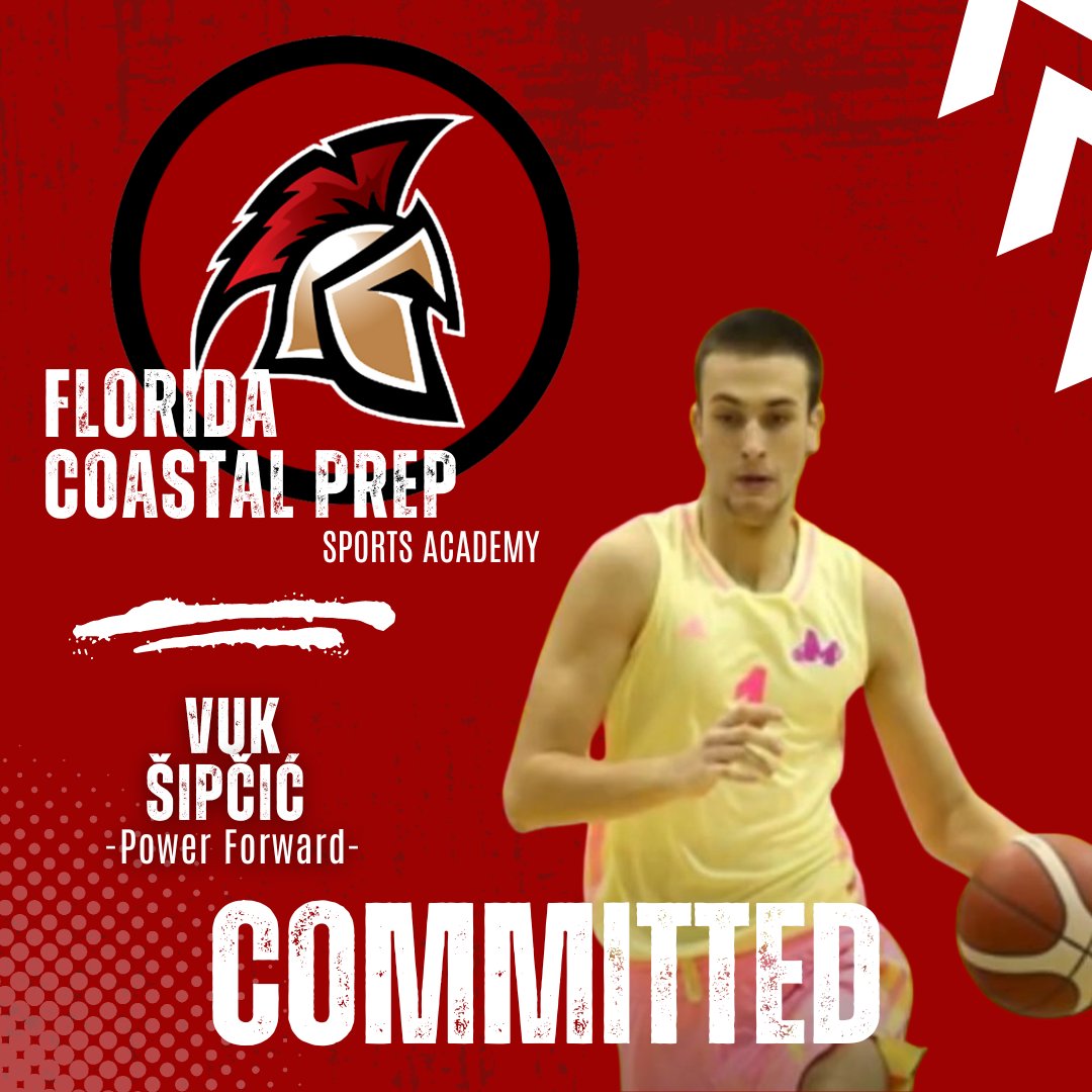 🚨🚨🚨Florida Coastal Prep welcomes 6'7 Power Forward Vuk Sipcic from Serbia to the program
